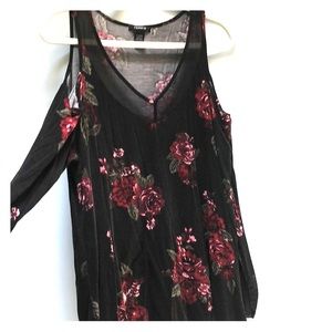 Torrid Cold-Shoulder Blouse